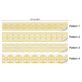 Golden Decorative Stair Riser
